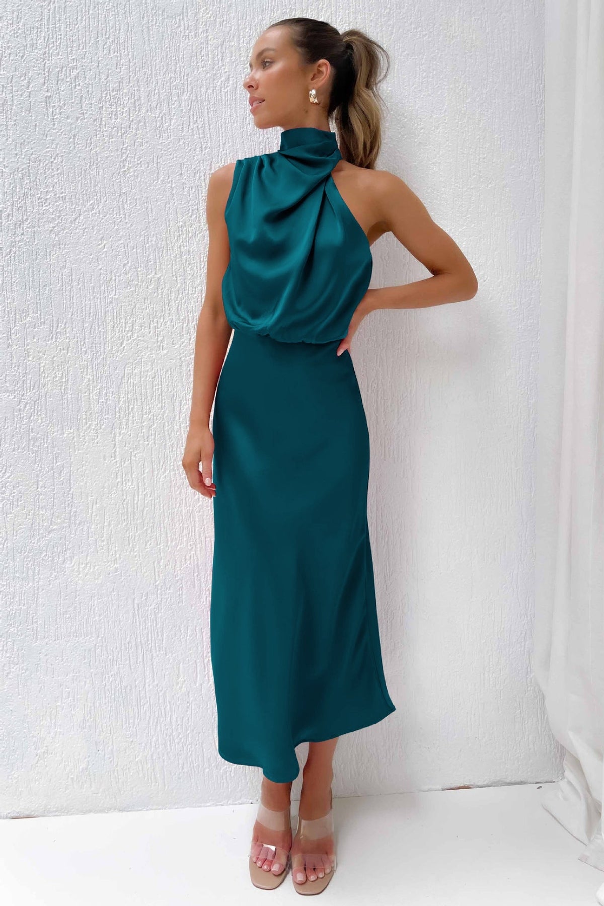 Faith | Women’s Chic Halter Evening Dress | The Bellemont Sisters Australia
