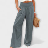 Thearya - Casual Wide Pants – Gray | The Bellemont Sisters Australia