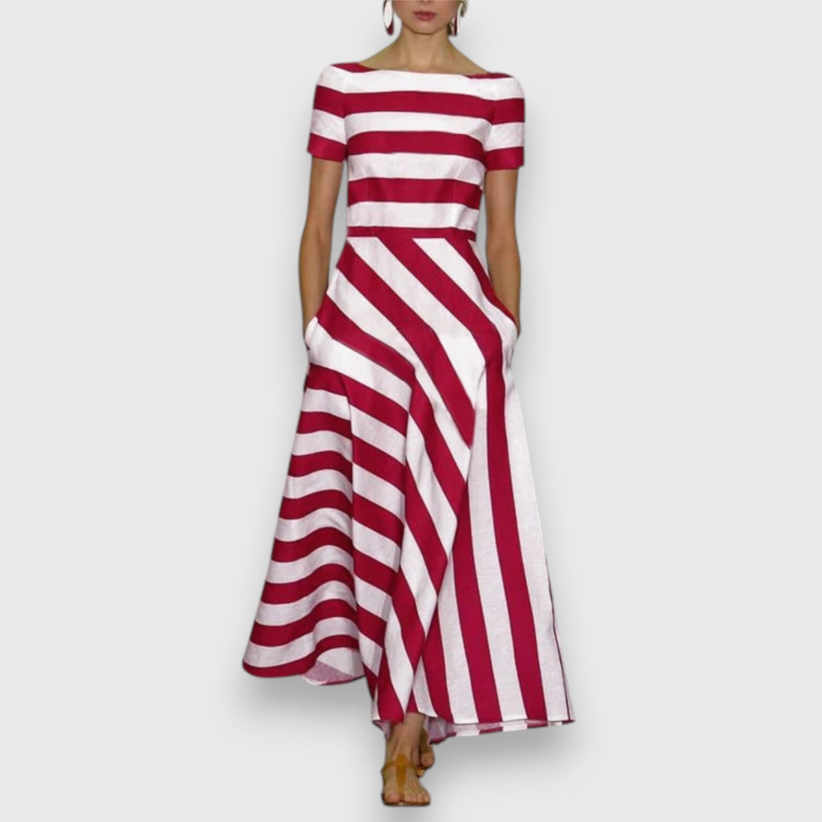 Iselore – Sophisticated Dress – Red | The Bellemont Sisters Australia