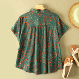 Olive™ Vintage Floral Summer Shirt | The Bellemont Sisters Australia