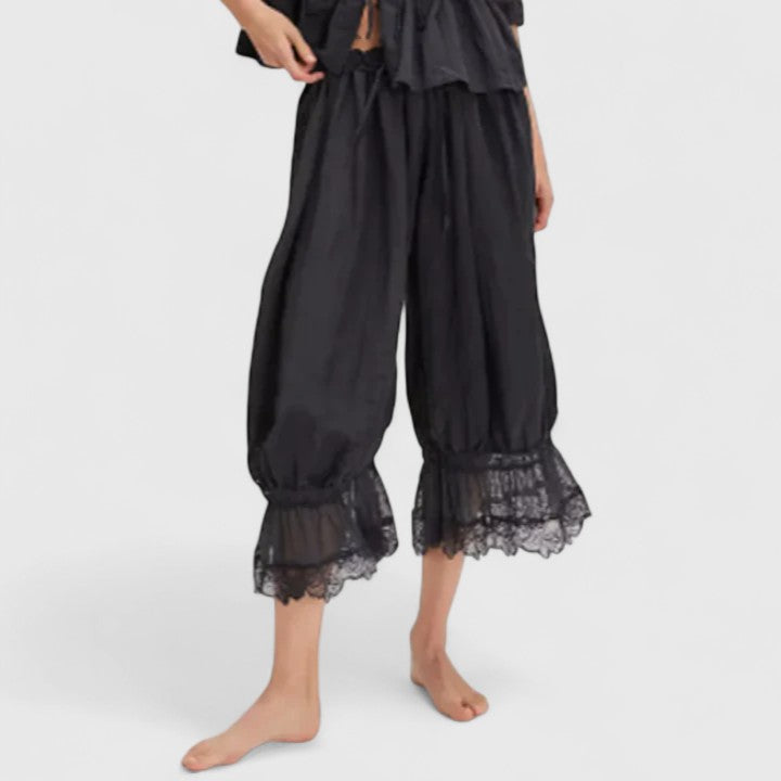 Winona | Comfortable Trousers – Black | The Bellemont Sisters Australia
