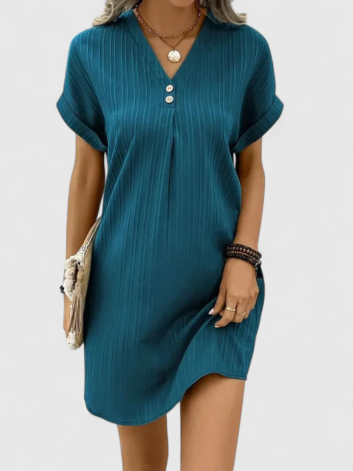 Deborah | Comfortable Dress – Ocean Green | The Bellemont Sisters Australia