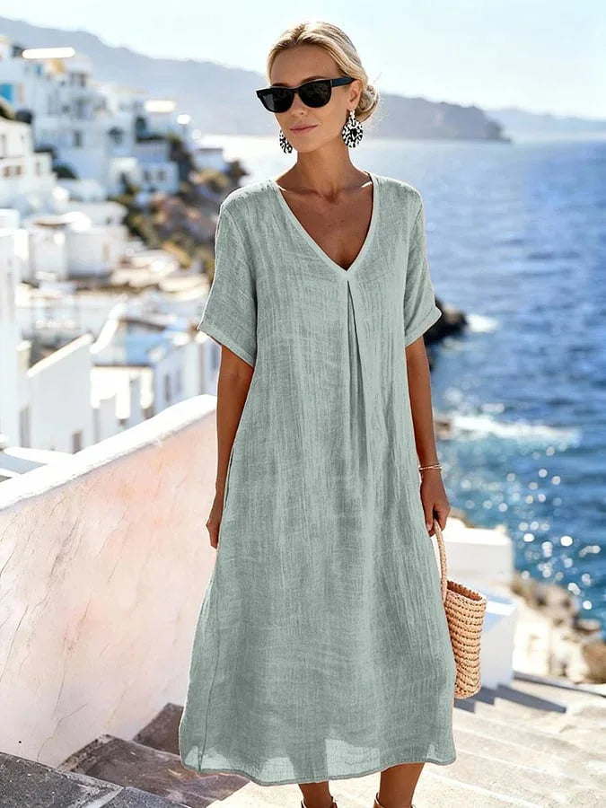 Wrenley™ | Relaxed Flowing Maxi – Light Green | The Bellemont Sisters Australia