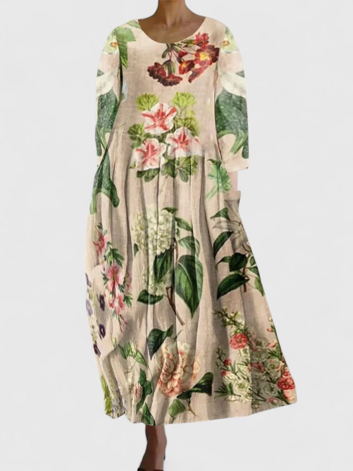 Margaritte | Stylish Midi Dress – Flower 6 | The Bellemont Sisters Australia