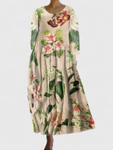 Margaritte | Stylish Midi Dress – Flower 6 | The Bellemont Sisters Australia