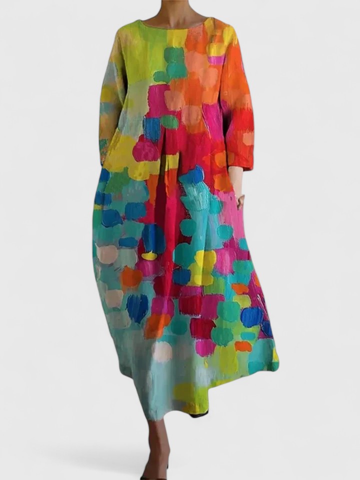 Margaritte | Stylish Midi Dress – Flower 3 | The Bellemont Sisters Australia