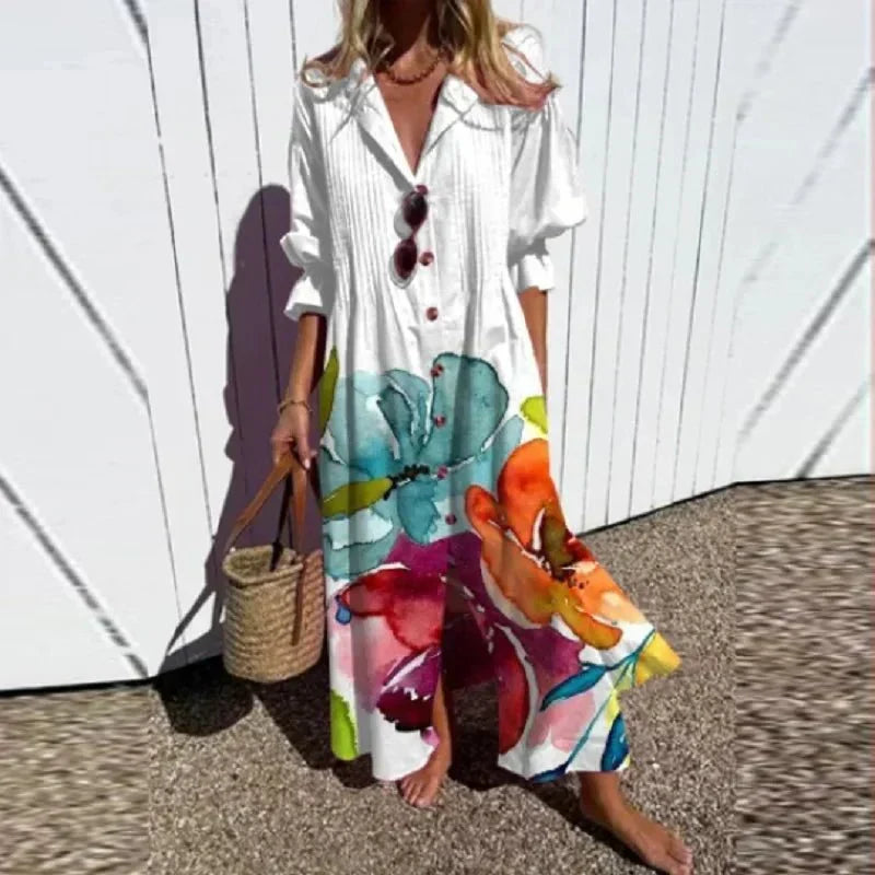 Aikaterini | Beachcomber Boho Dress – White | The Bellemont Sisters Australia