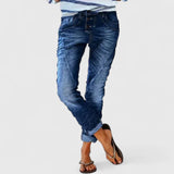 Erin | Comfortable Pants – Dark Blue | The Bellemont Sisters Australia