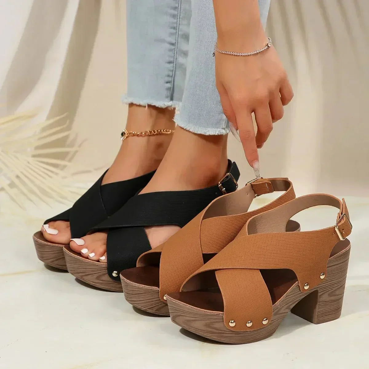 Pula | Sunset Platform Sandals | The Bellemont Sisters Australia