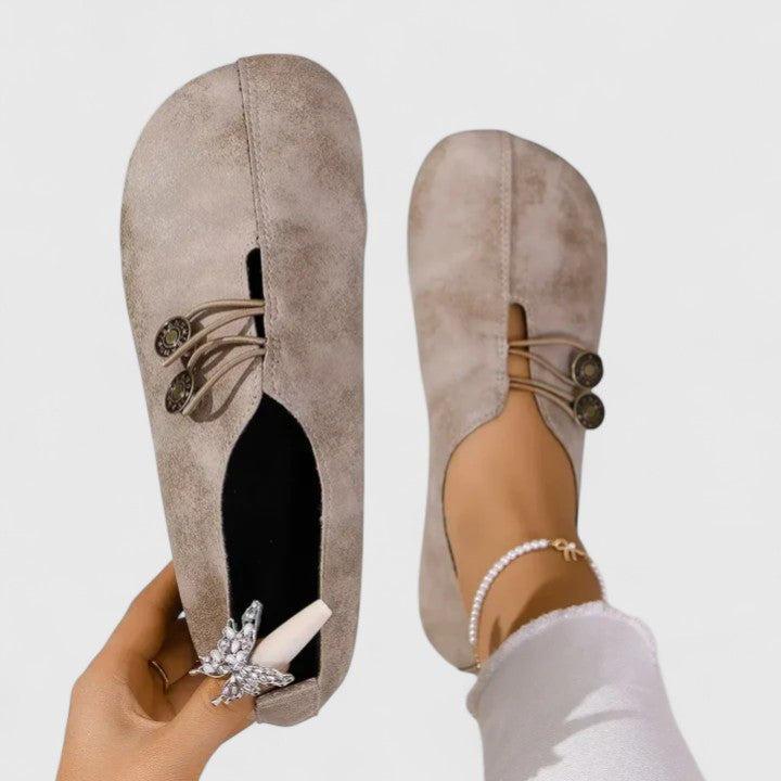 Kyline - Elegant Loafers – Light Brown | The Bellemont Sisters Australia