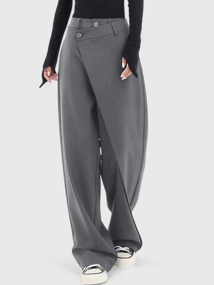 Chrissie | Sophisticated Pants – Light Gray | The Bellemont Sisters Australia