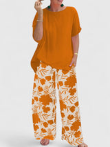 Lauren | Comfortable Pants – Orange | The Bellemont Sisters Australia