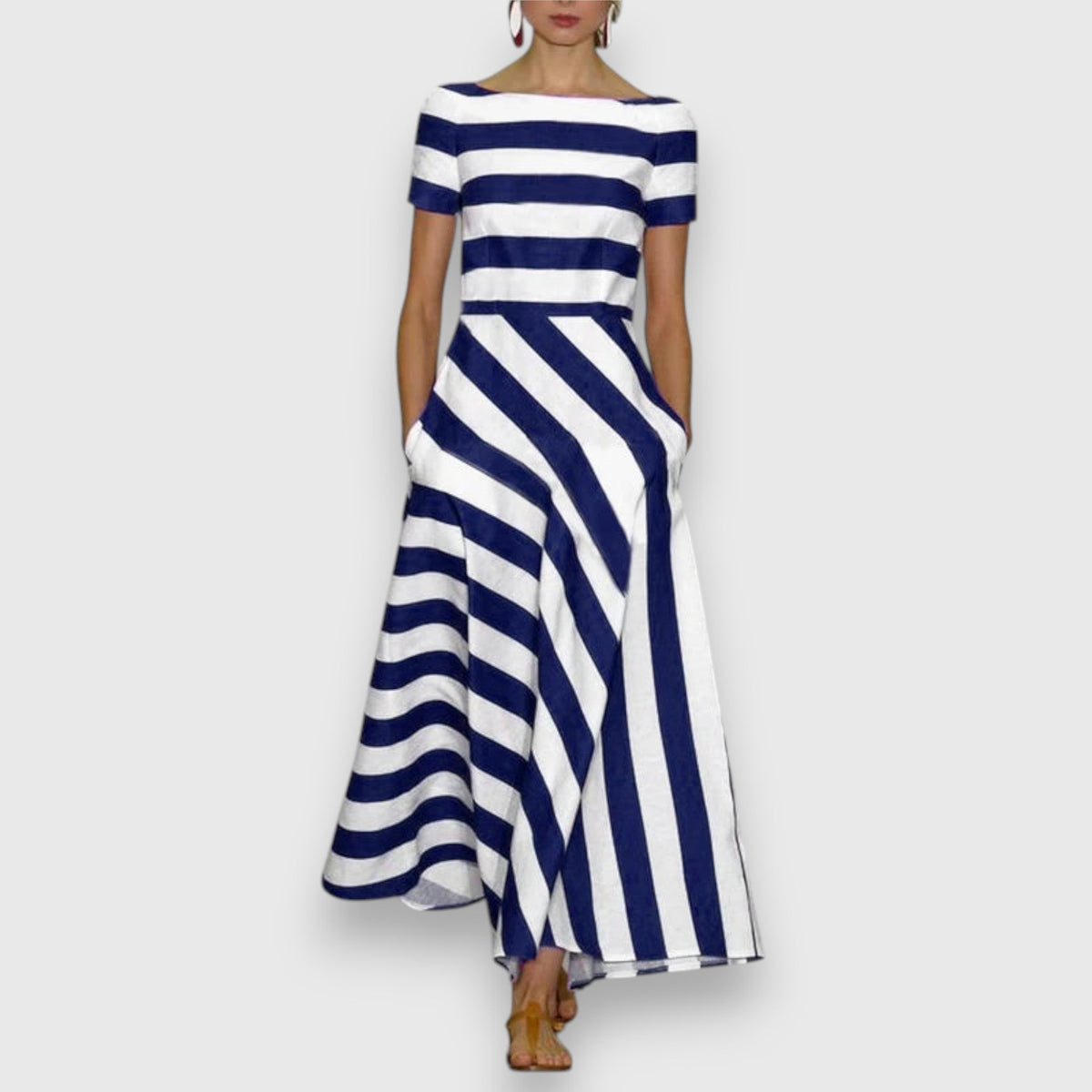 Iselore – Sophisticated Dress – Blue | The Bellemont Sisters Australia