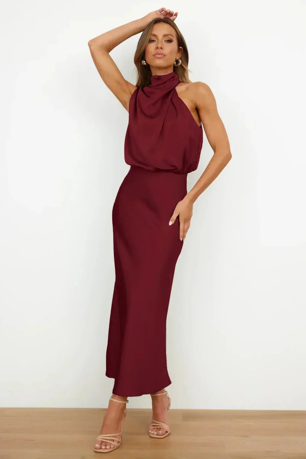 Faith | Women’s Chic Halter Evening Dress | The Bellemont Sisters Australia