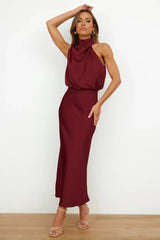 Faith | Women’s Chic Halter Evening Dress | The Bellemont Sisters Australia