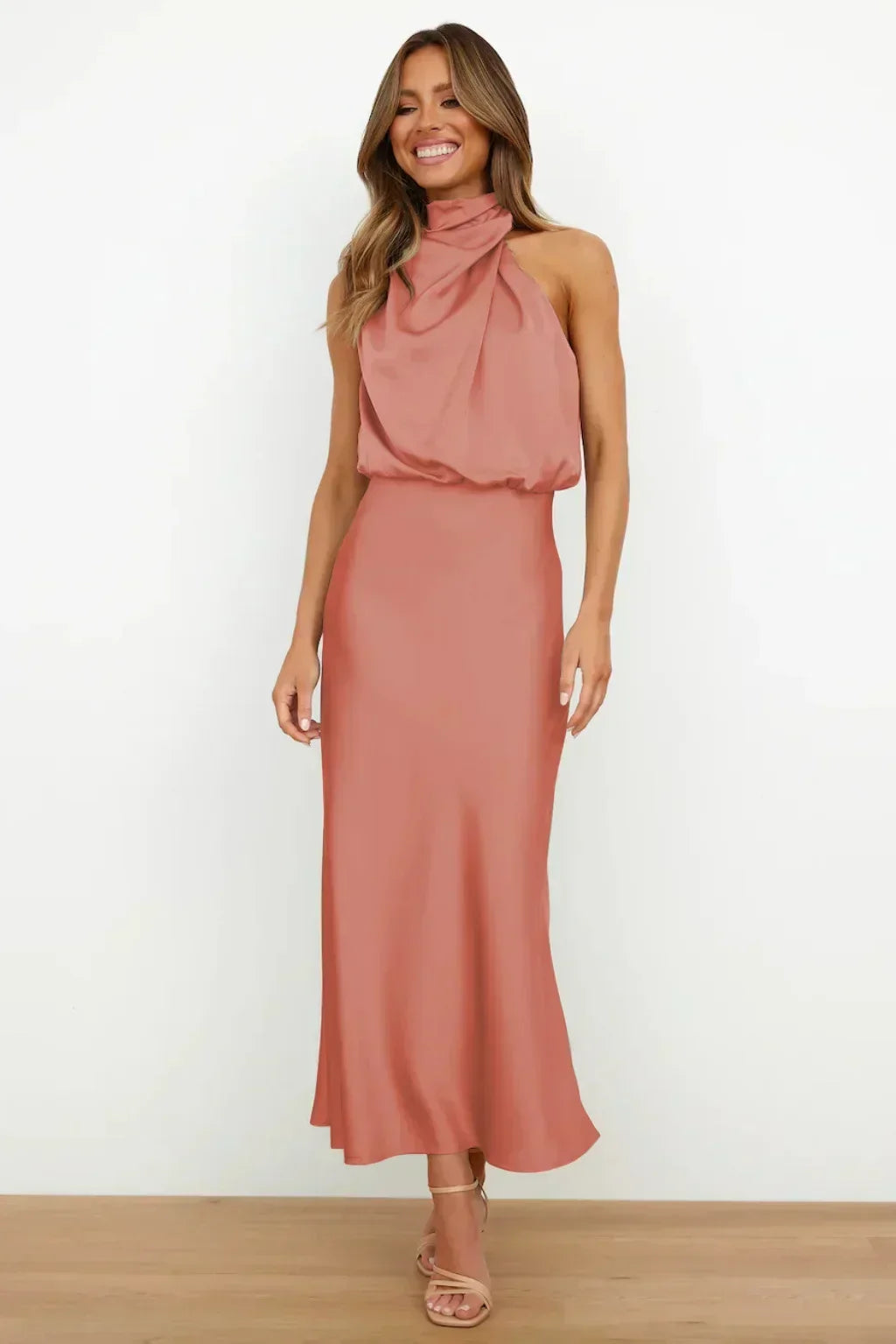 Faith | Women’s Chic Halter Evening Dress | The Bellemont Sisters Australia