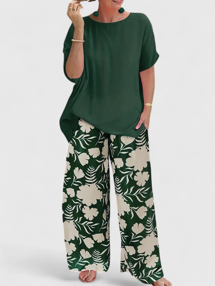 Lauren | Comfortable Pants – Green | The Bellemont Sisters Australia