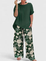 Lauren | Comfortable Pants – Green | The Bellemont Sisters Australia