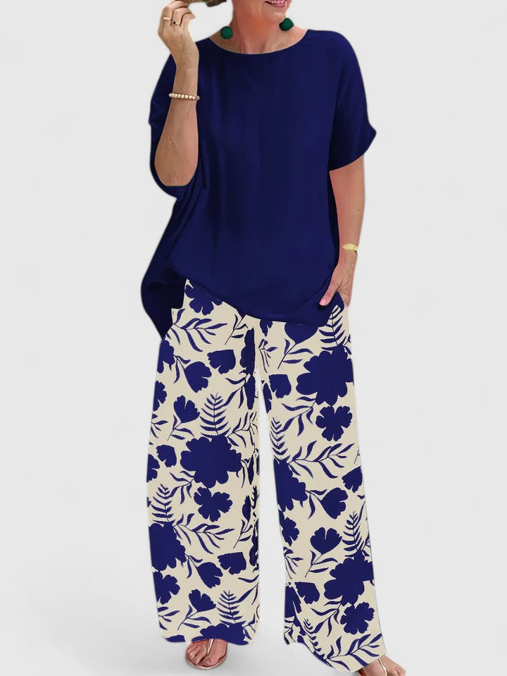 Lauren | Comfortable Pants – Navy Blue | The Bellemont Sisters Australia
