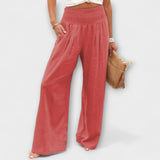 Thearya - Casual Wide Pants – Pink | The Bellemont Sisters Australia
