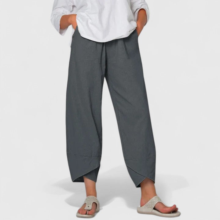 Prism | Elegant Pants – Gray | The Bellemont Sisters Australia