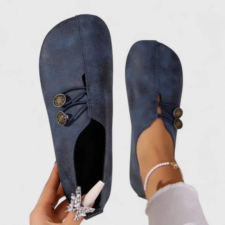 Kyline - Elegant Loafers – Navy Blue | The Bellemont Sisters Australia