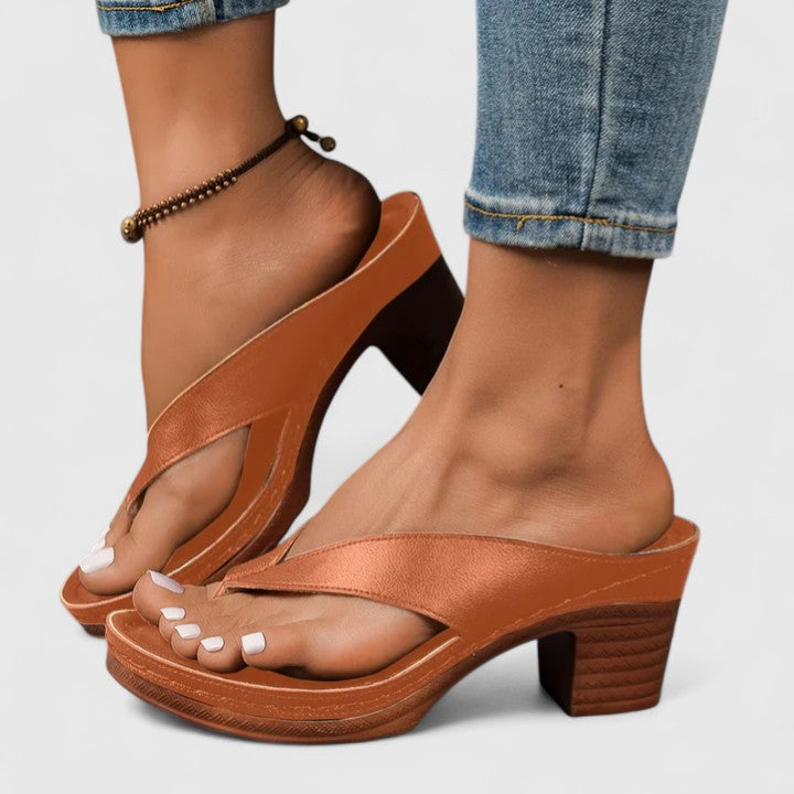 Jazrielle | Orthopedic Heels – Brown | The Bellemont Sisters Australia