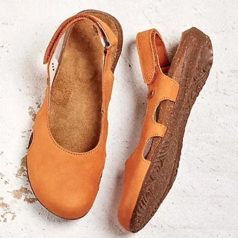 Hoana | Comfortable Sandals – Tangerine Orange | The Bellemont Sisters Australia