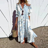 Aikaterini | Beachcomber Boho Dress – Light Blue | The Bellemont Sisters Australia