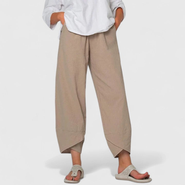 Prism | Elegant Pants – Khaki | The Bellemont Sisters Australia