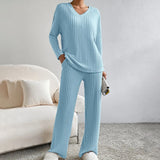 Luna | Knit Co-Ord Set – Turquoise | The Bellemont Sisters Australia