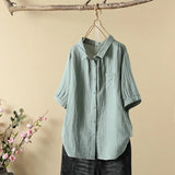 Briana™ Loose Casual Blouse – Green | The Bellemont Sisters Australia