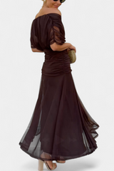 Alondra™ | Long Floral Dress with V-Neck | The Bellemont Sisters Australia