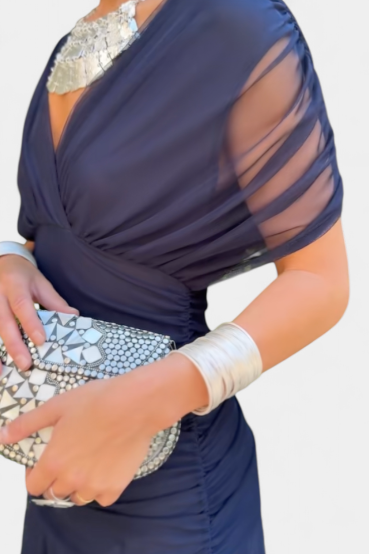 Lowenna | Elegant Dress – Blue | The Bellemont Sisters Australia