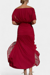 Alondra™ | Long Floral Dress with V-Neck | The Bellemont Sisters Australia