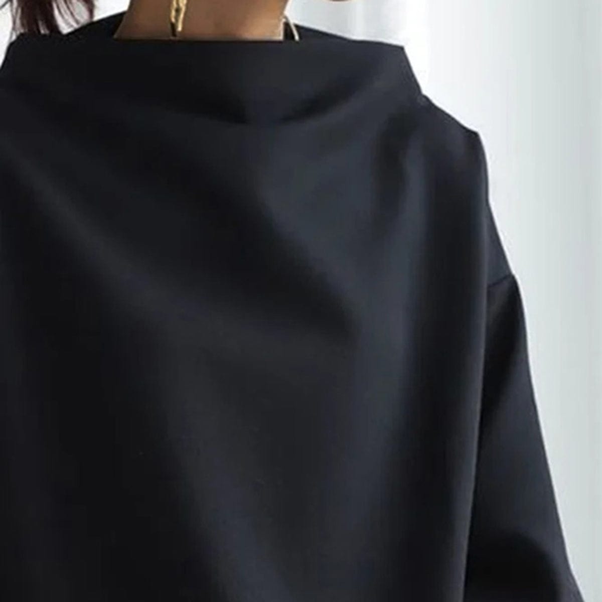 Rachel | Women High-Neck Long Sleeve Top | The Bellemont Sisters Australia