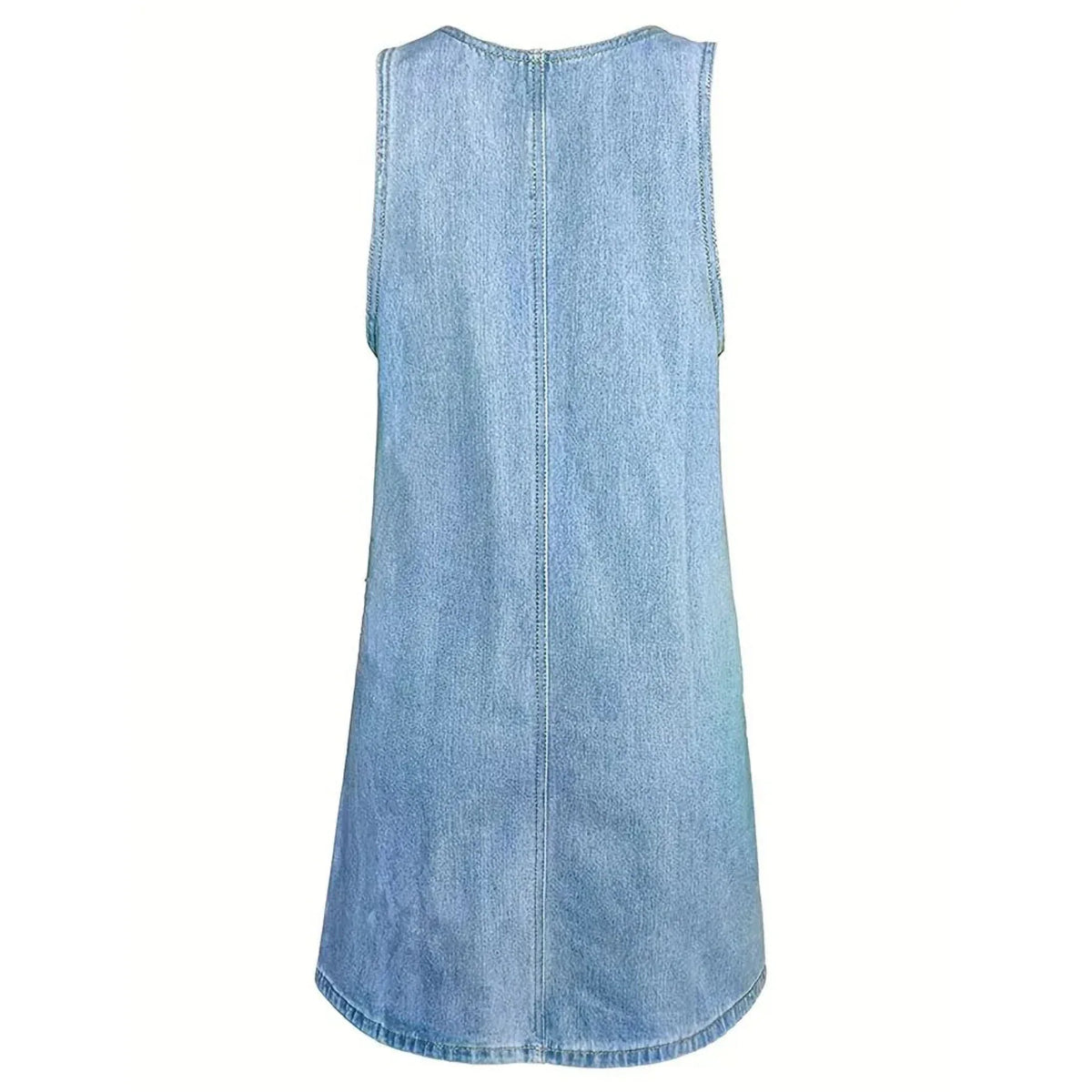 Emma Relaxed Denim-Look Dress | The Bellemont Sisters Australia