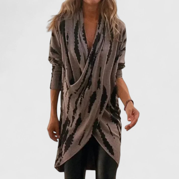 Sofiah | Comfortable Dress – Muted Brown | The Bellemont Sisters Australia