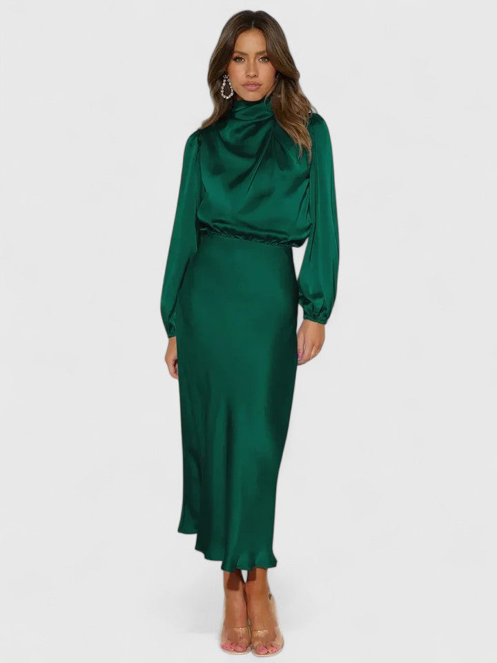 Emryssah | Elegant Maxi Dress – Green | The Bellemont Sisters Australia