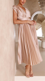 Ella | Women’s Classic Pleated Maxi Dress | The Bellemont Sisters Australia