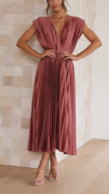 Ella | Women’s Classic Pleated Maxi Dress | The Bellemont Sisters Australia