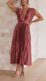 Ella | Women’s Classic Pleated Maxi Dress | The Bellemont Sisters Australia