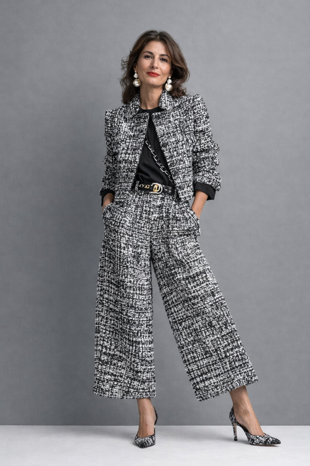 Lucía | Sophisticated and Versatile Set – Black | The Bellemont Sisters Australia