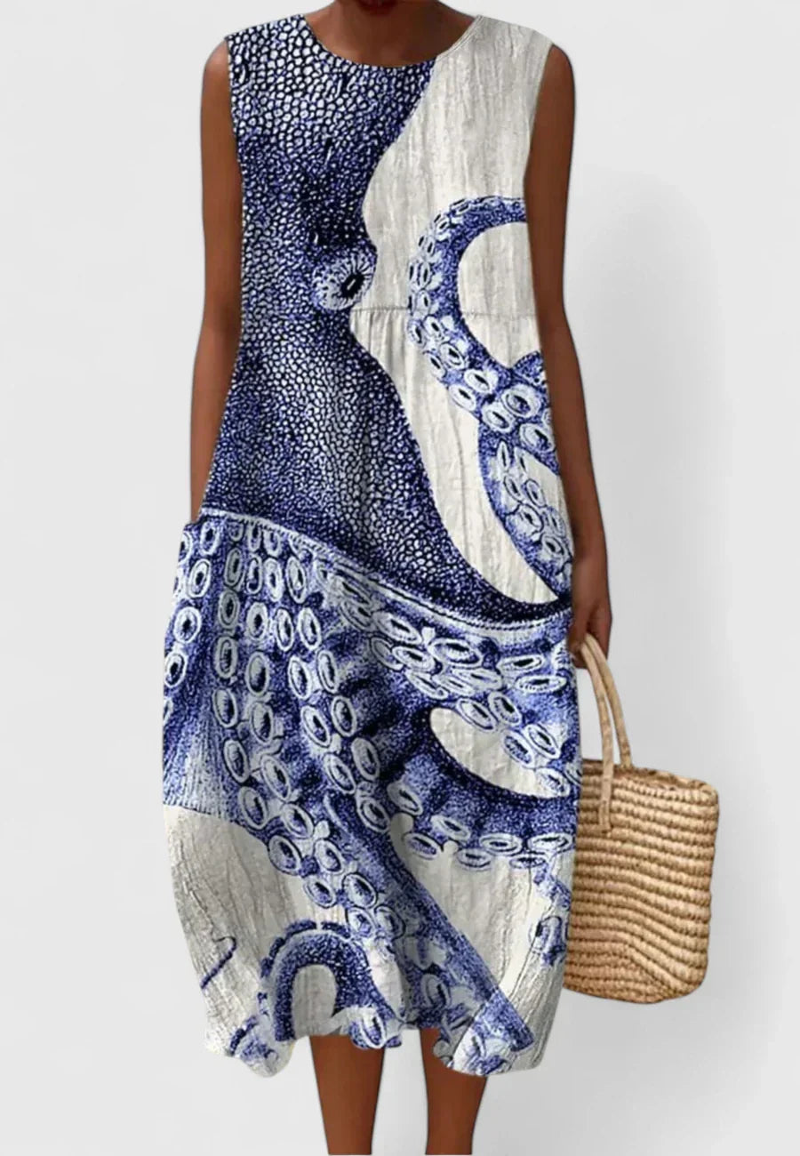 Alizhyah | Elegant Dress – Ocean Blue | The Bellemont Sisters Australia