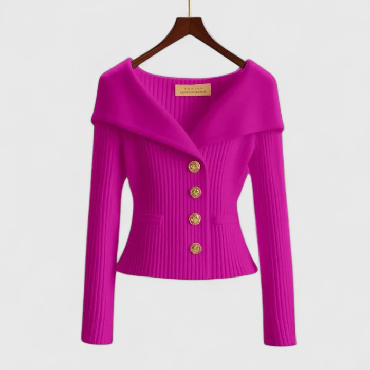 Avelora | Elegant Cardigan – Pink | The Bellemont Sisters Australia