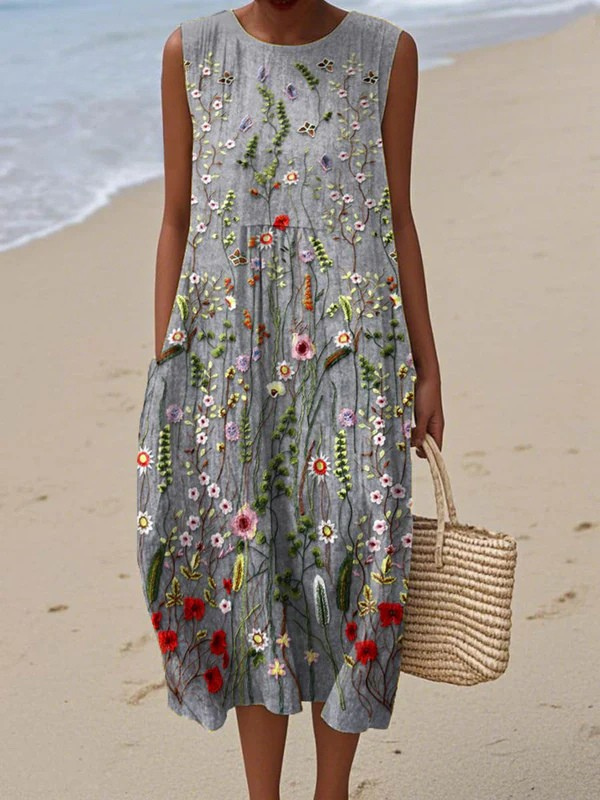 Cara™ Wildflower Midi Dress – Multicolor | The Bellemont Sisters Australia