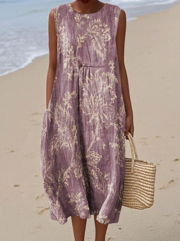 Mia™ Floral Midi Dress – Multicolor | The Bellemont Sisters Australia