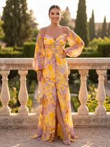 Amelia | Elegant dress with V-neck | The Bellemont Sisters Australia