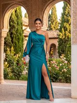 Eleanor | Timeless A-line Elegant Dress – Turquoise | The Bellemont Sisters Australia