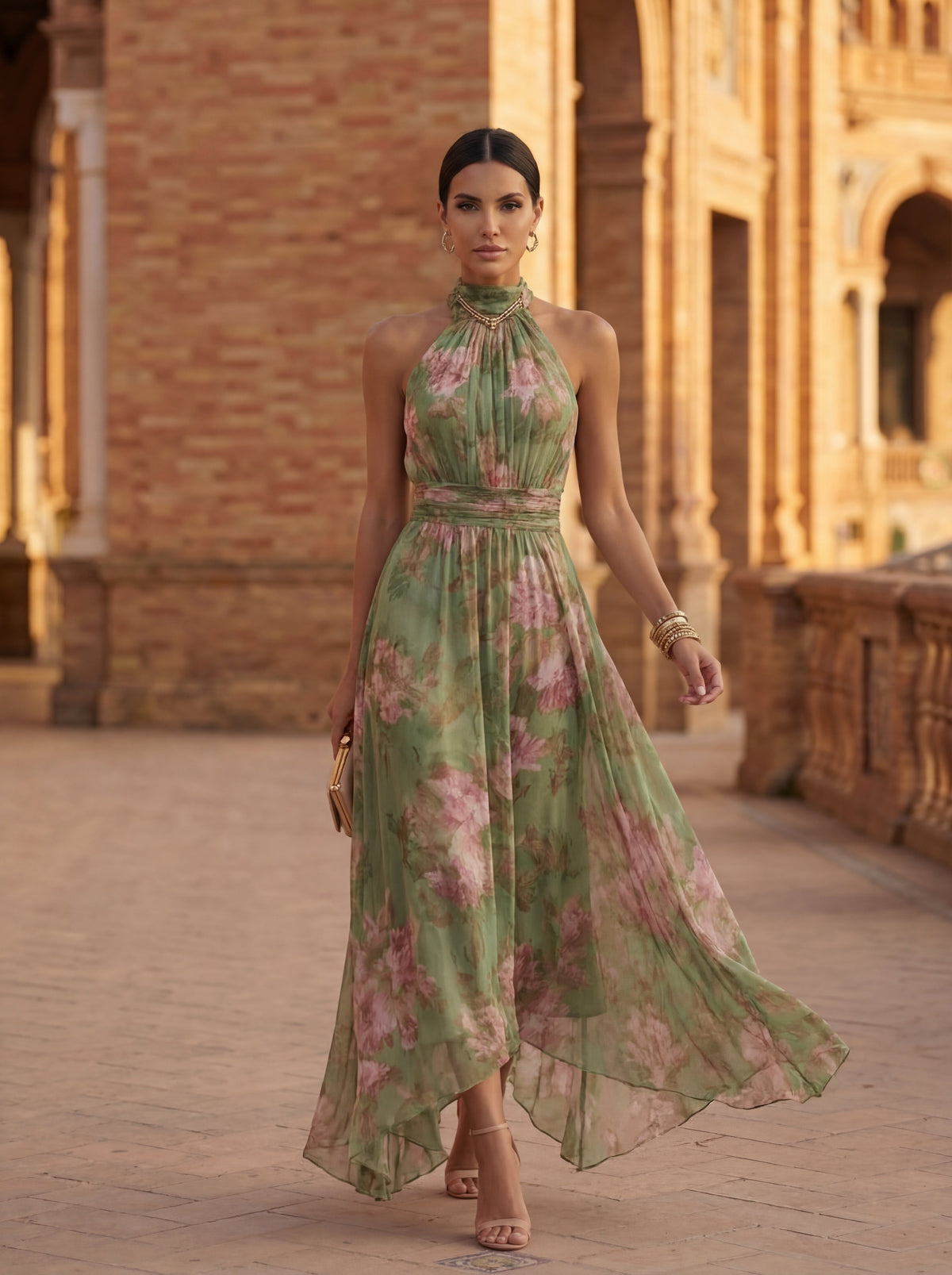 Olivia | Chiffon Maxi Dress | The Bellemont Sisters Australia